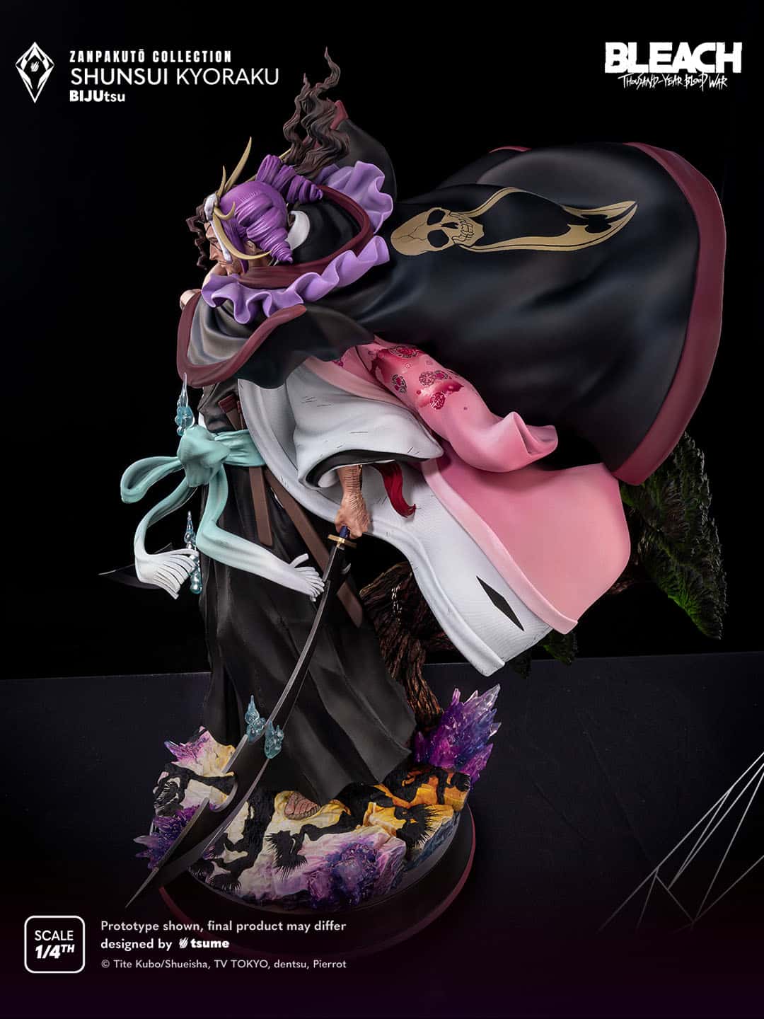 Shunsui Kyoraku Statue BIJUtsu BLEACH Zanpakuto Collection
