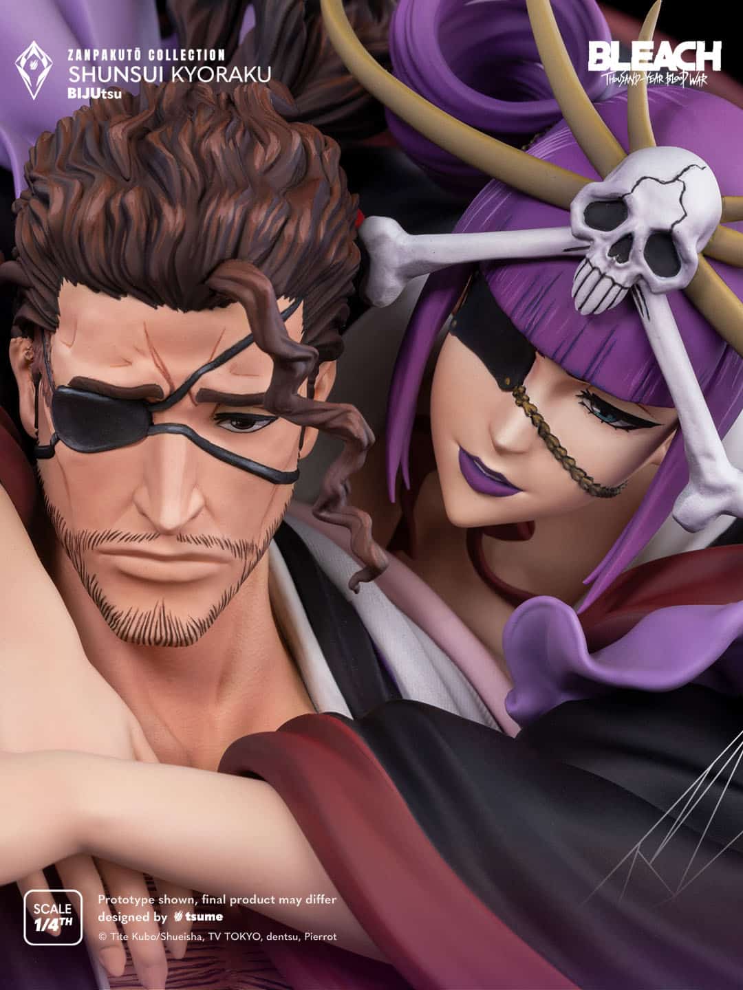 Shunsui Kyoraku Statue BIJUtsu BLEACH Zanpakuto Collection