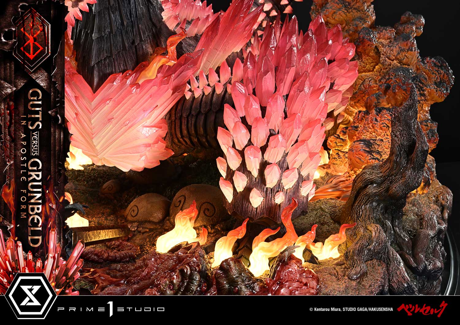 b10_UDMBR-02_20 Guts Versus Grunbeld In Apostle Form Statue BERSERK Limited Collectible