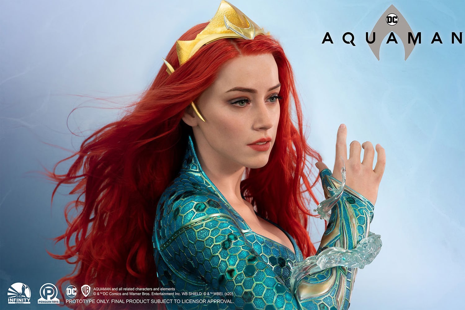 Mera Life-Size Bust Aquaman Limited Collectible