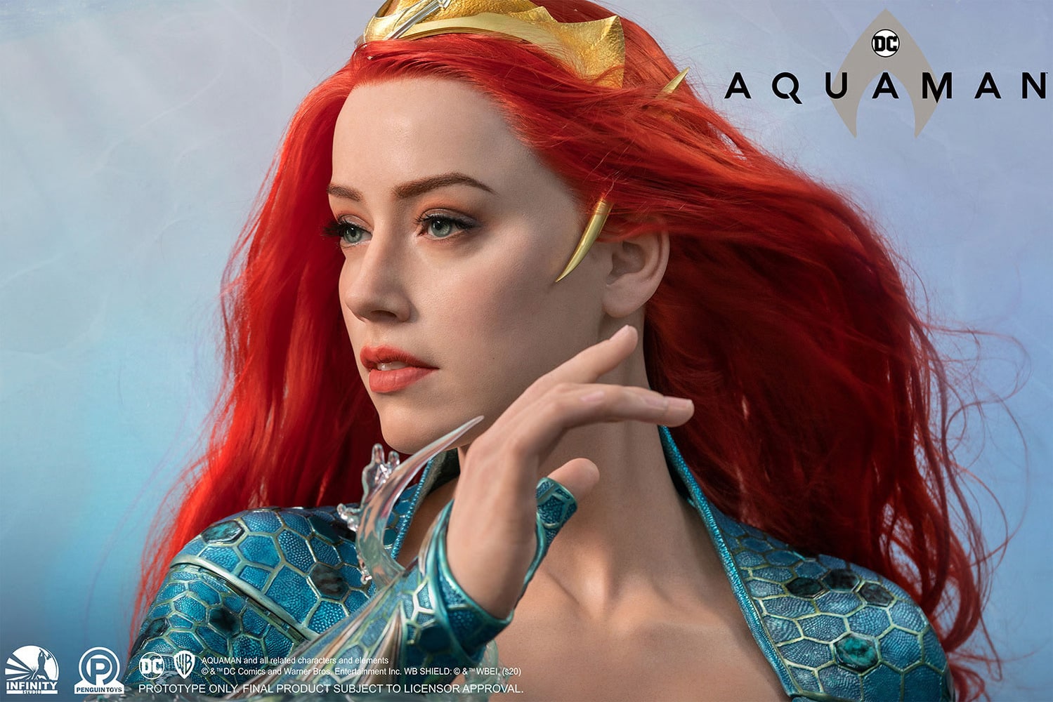 Mera Life-Size Bust Aquaman Limited Collectible