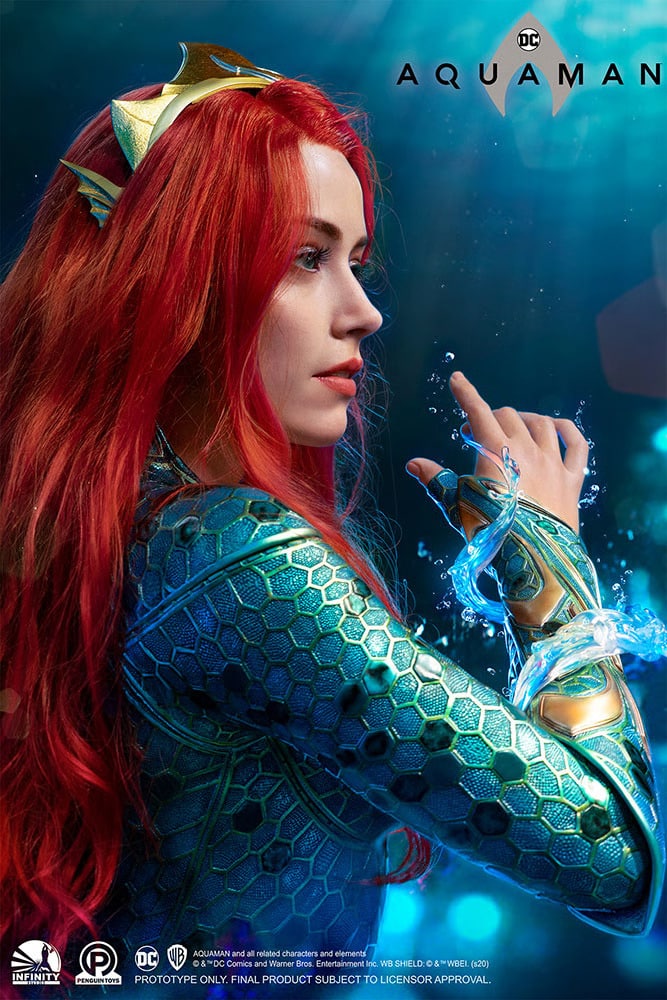 Mera Life-Size Bust Aquaman Limited Collectible