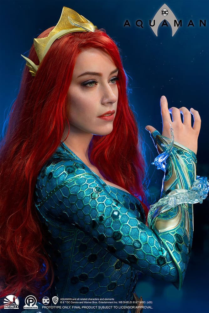 Mera Life-Size Bust Aquaman Limited Collectible