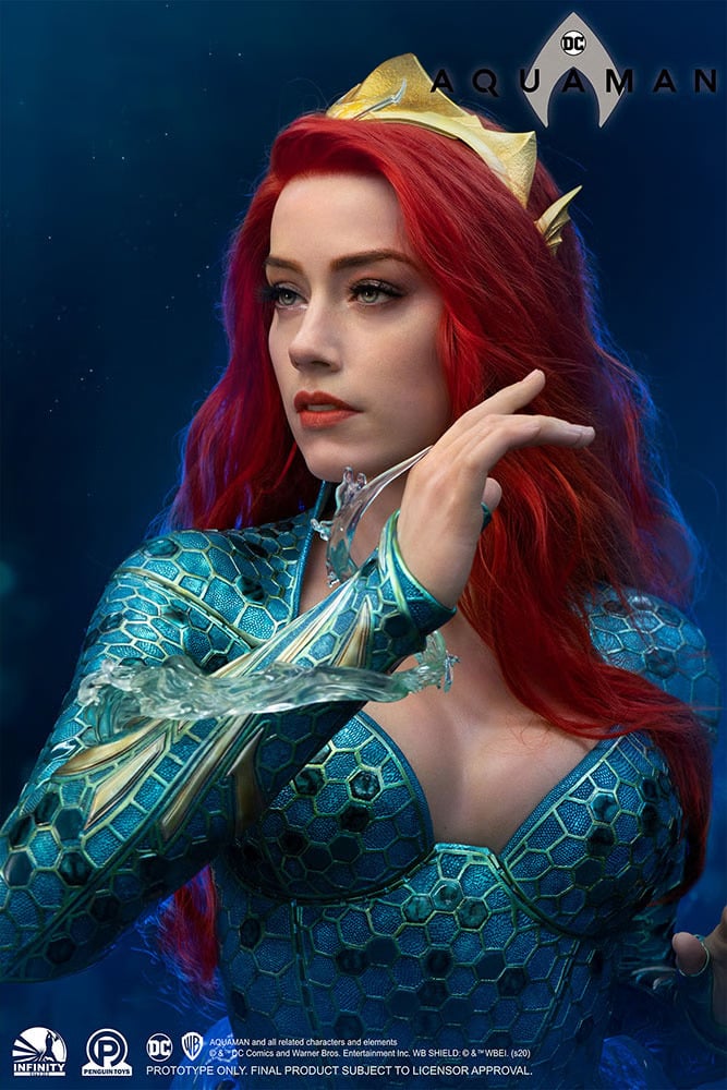 Mera Life-Size Bust Aquaman Limited Collectible