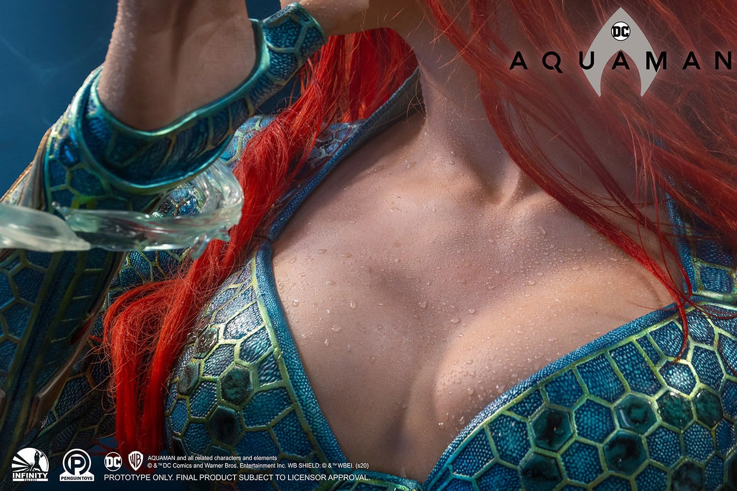 Mera Life-Size Bust Aquaman Limited Collectible