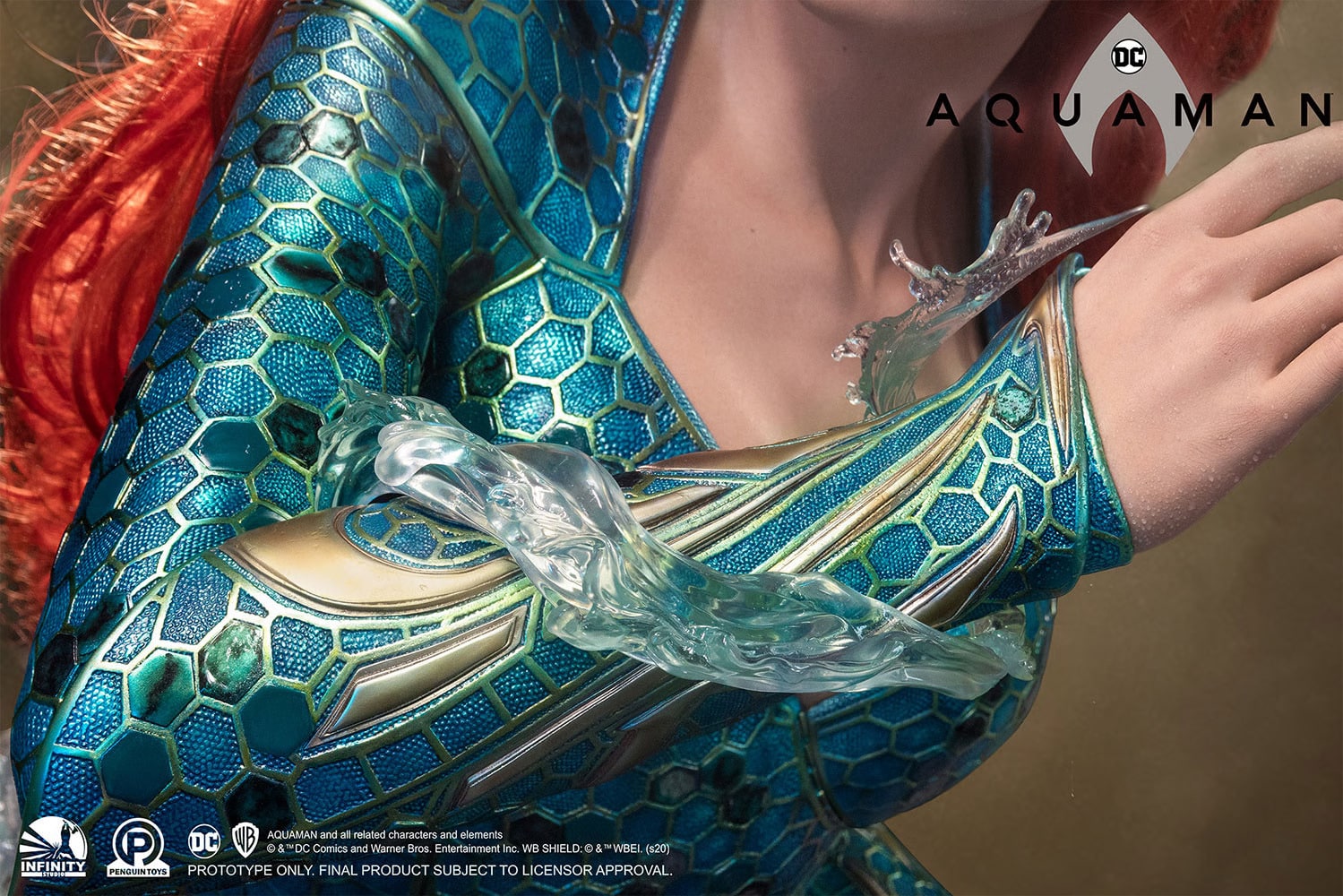 Mera Life-Size Bust Aquaman Limited Collectible