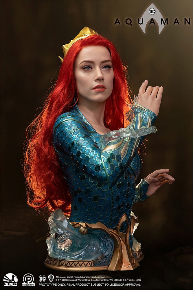 Mera Life-Size Bust Aquaman Limited Collectible