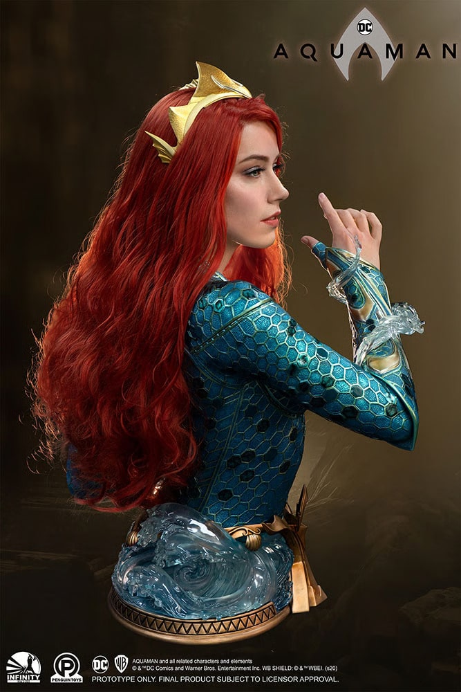 Mera Life-Size Bust Aquaman Limited Collectible