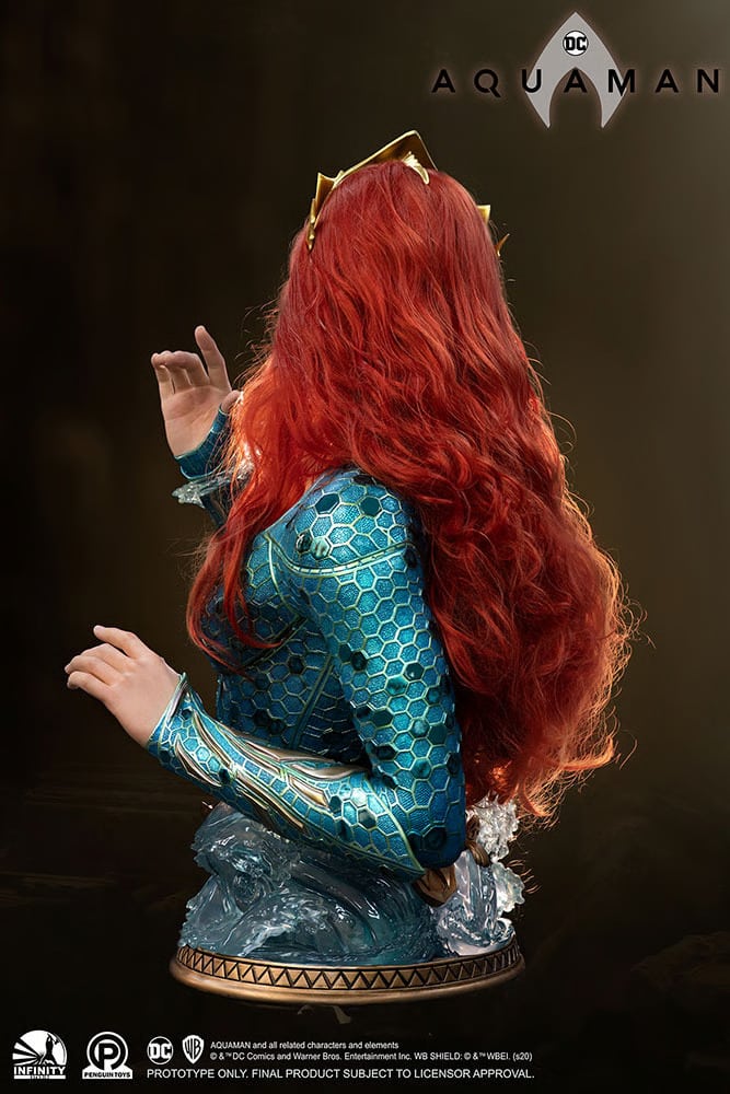 Mera Life-Size Bust Aquaman Limited Collectible
