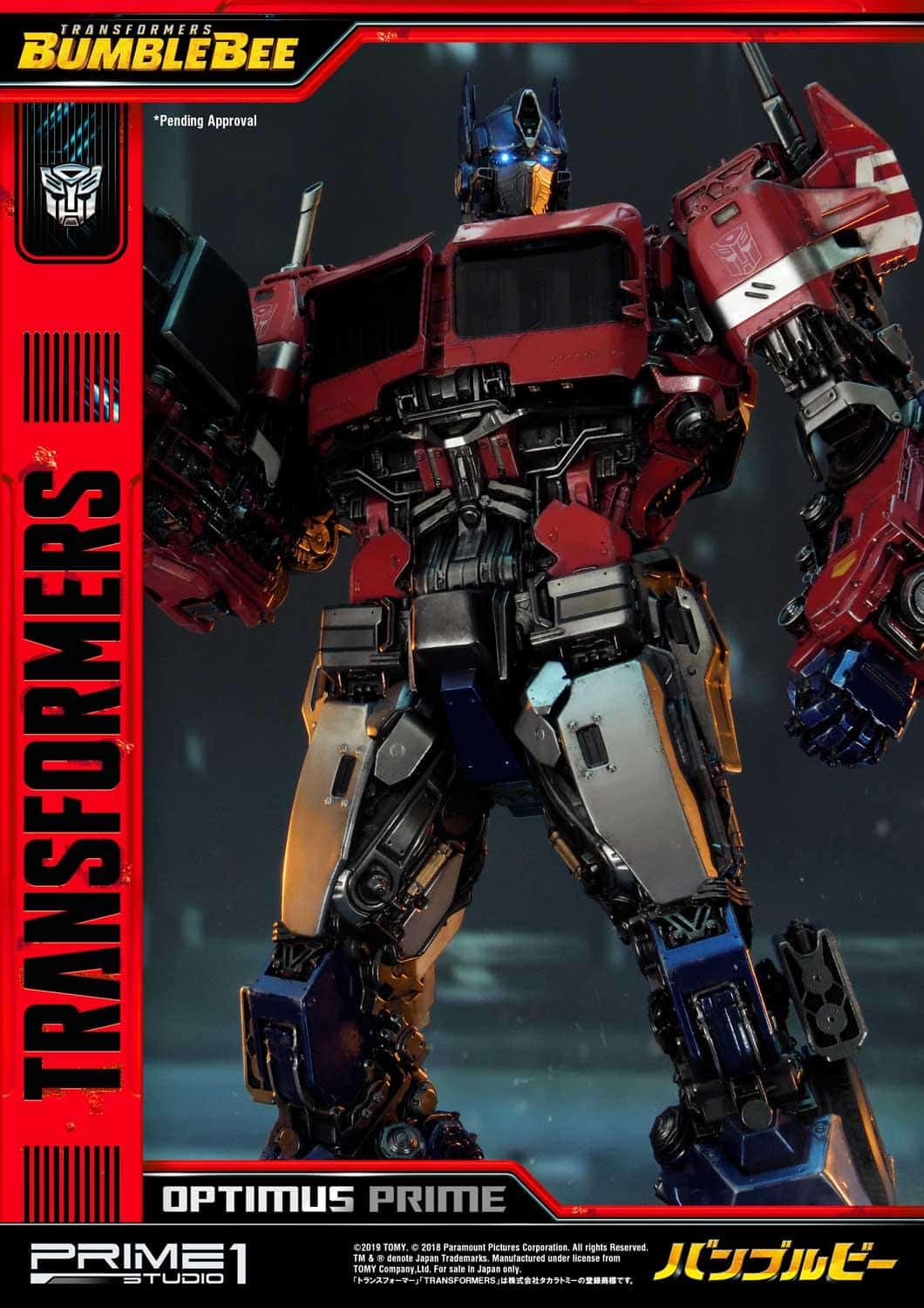 Optimus Prime Statue Transformers Bumblebee Film Limited Collectible Exclusive Edition