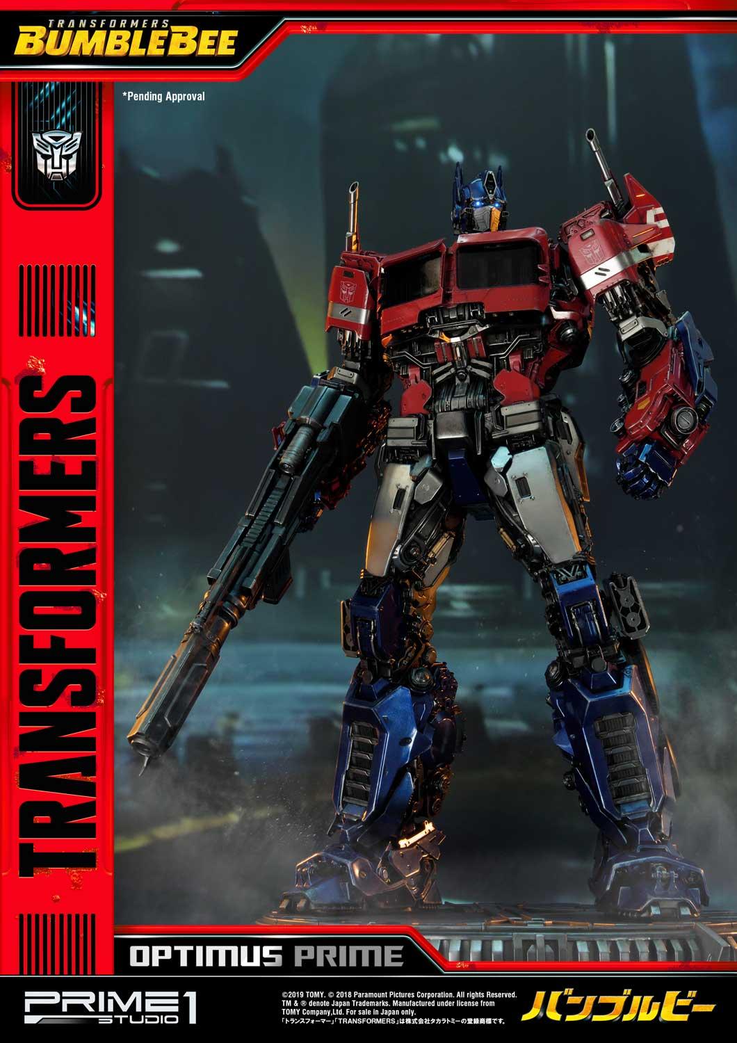 Optimus Prime Statue Transformers Bumblebee Film Limited Collectible Exclusive Edition