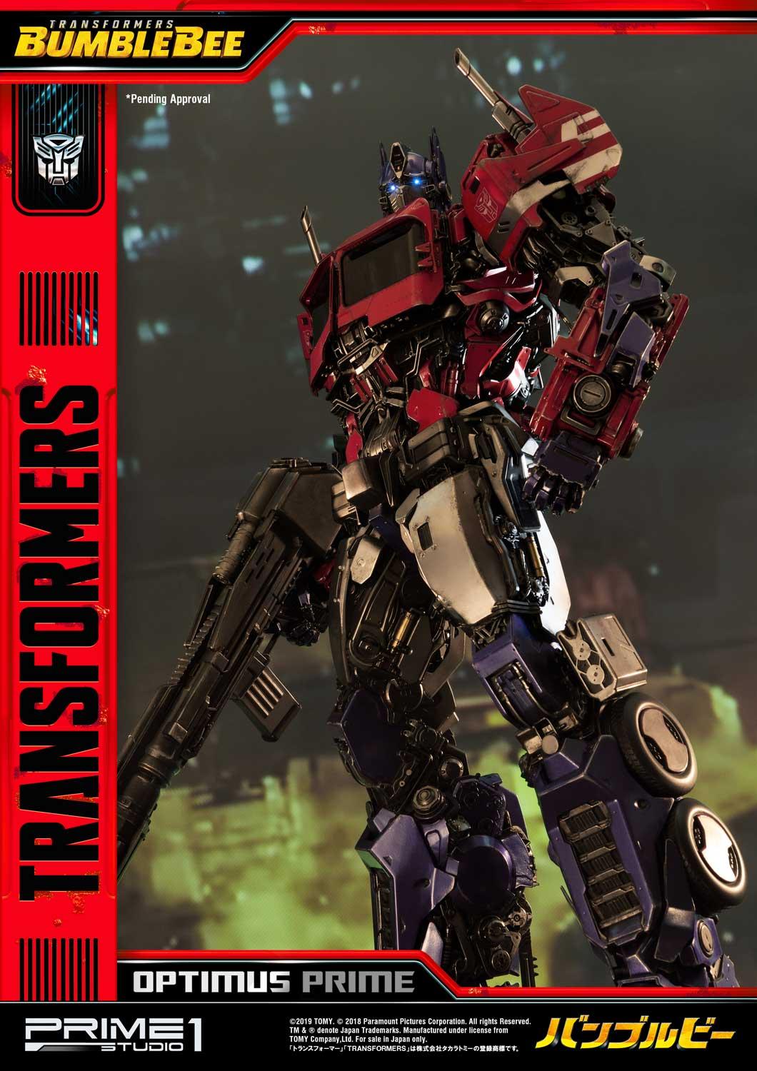 Optimus Prime Statue Transformers Bumblebee Film Limited Collectible Exclusive Edition