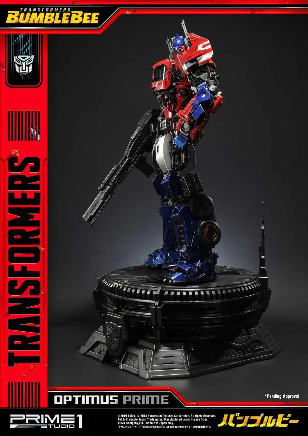 Optimus Prime Statue Transformers Bumblebee Film Limited Collectible Exclusive Edition