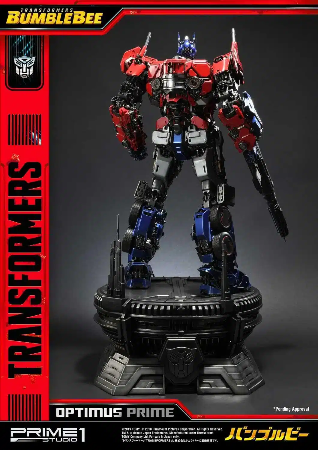 Optimus Prime Statue Transformers Bumblebee Film Limited Collectible Exclusive Edition