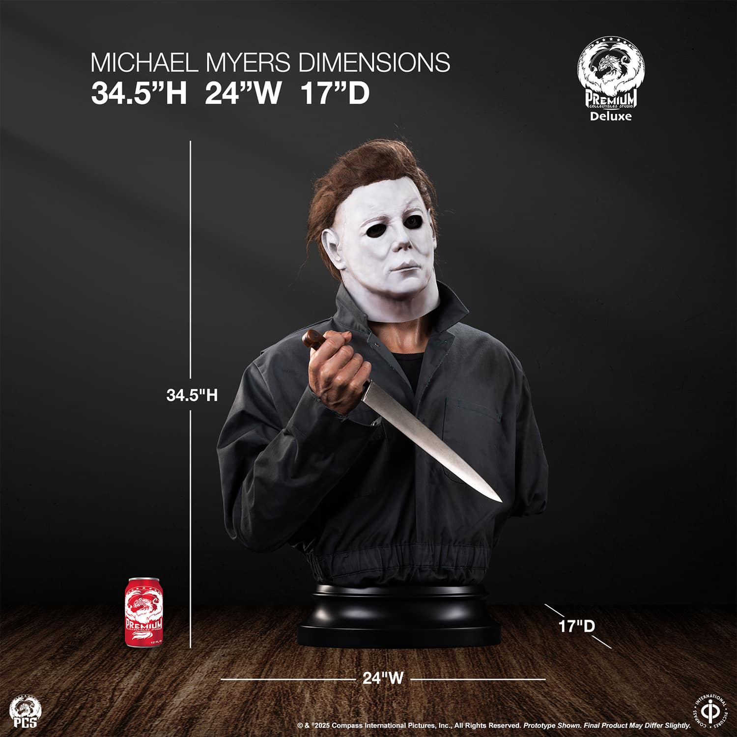 Michael Myers Life-Size Bust Deluxe Edition Halloween Limited Collectible
