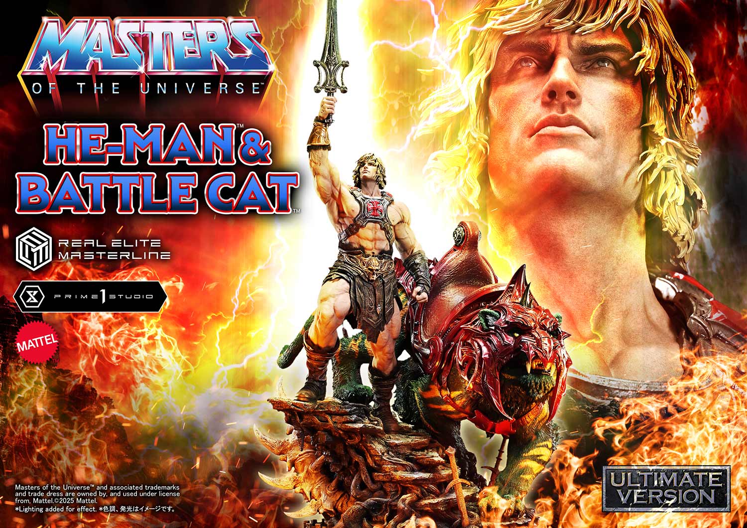 He-Man & Battle Cat Statue 1:4 Scale Masters Of The Universe Limited Collectible