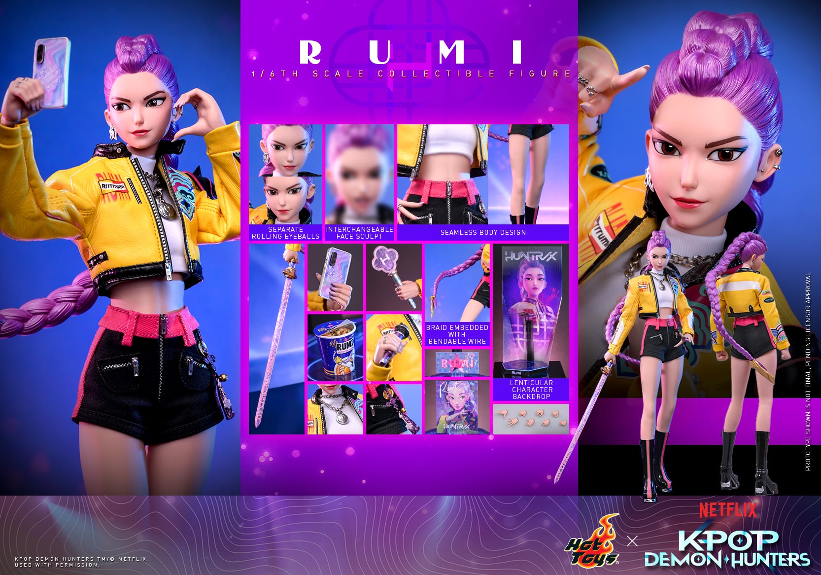Rumi Sixth Scale Figure KPop Demon Hunters Limited Collectible