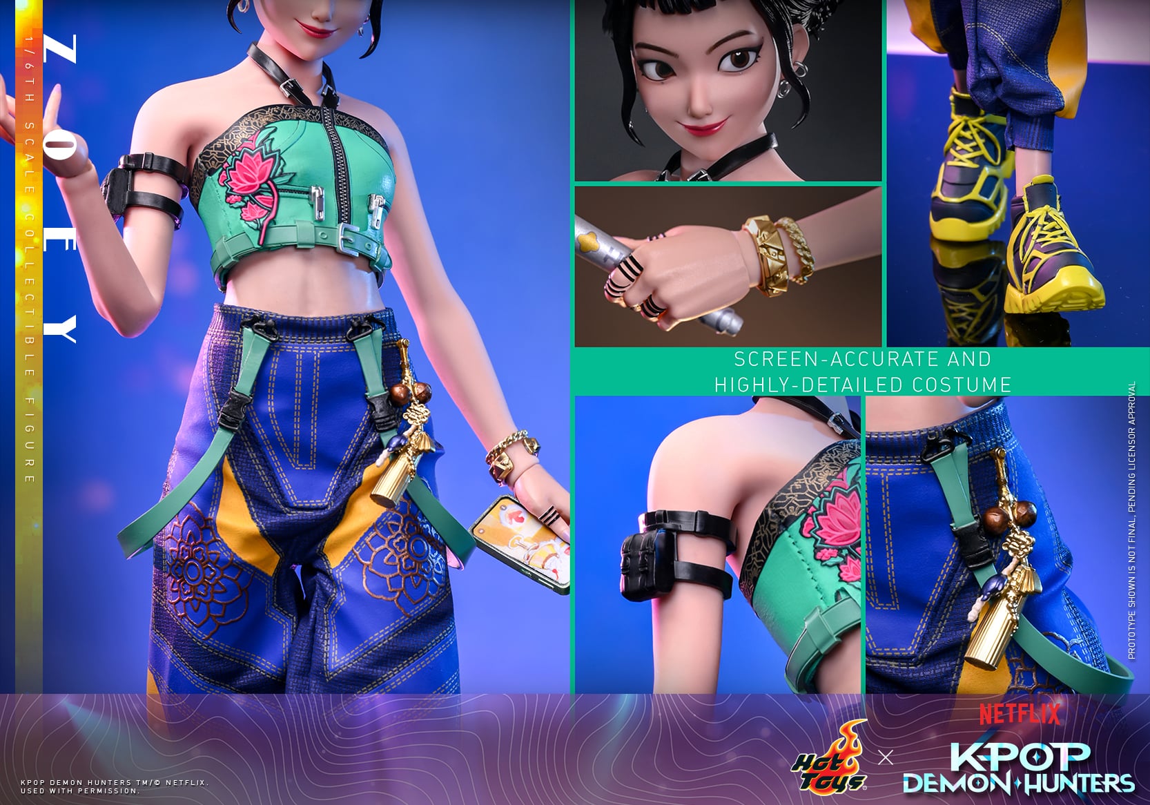 Zoey Sixth Scale Figure KPop Demon Hunters Limited Collectible