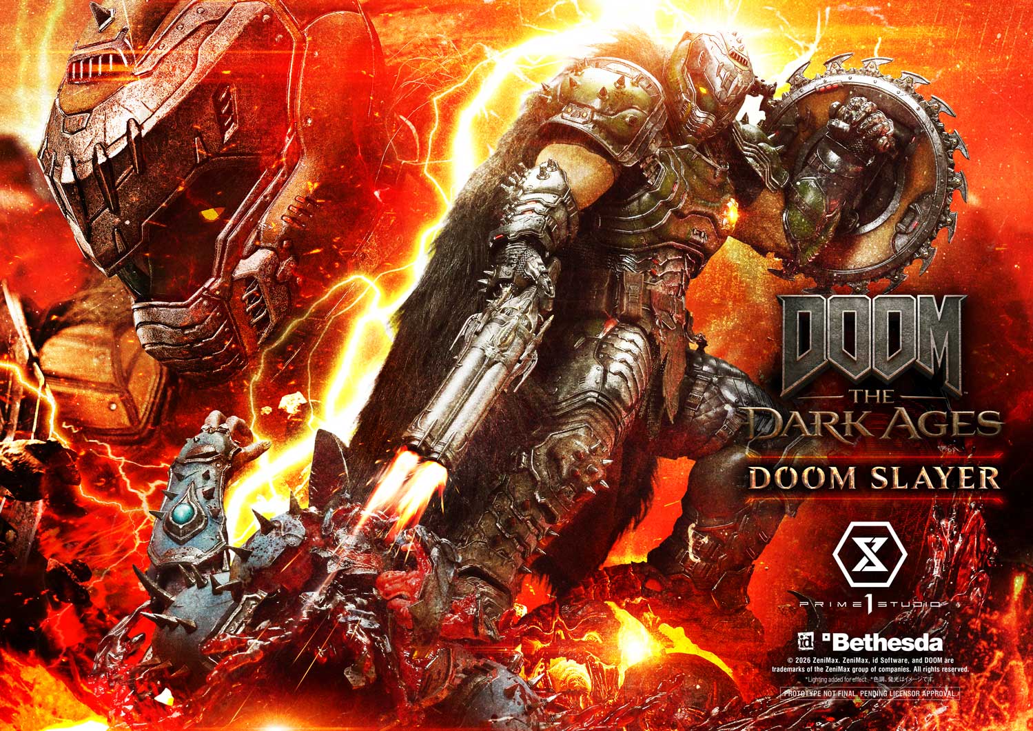 Doom Slayer Statue DOOM: The Dark Ages Limited Collectible
