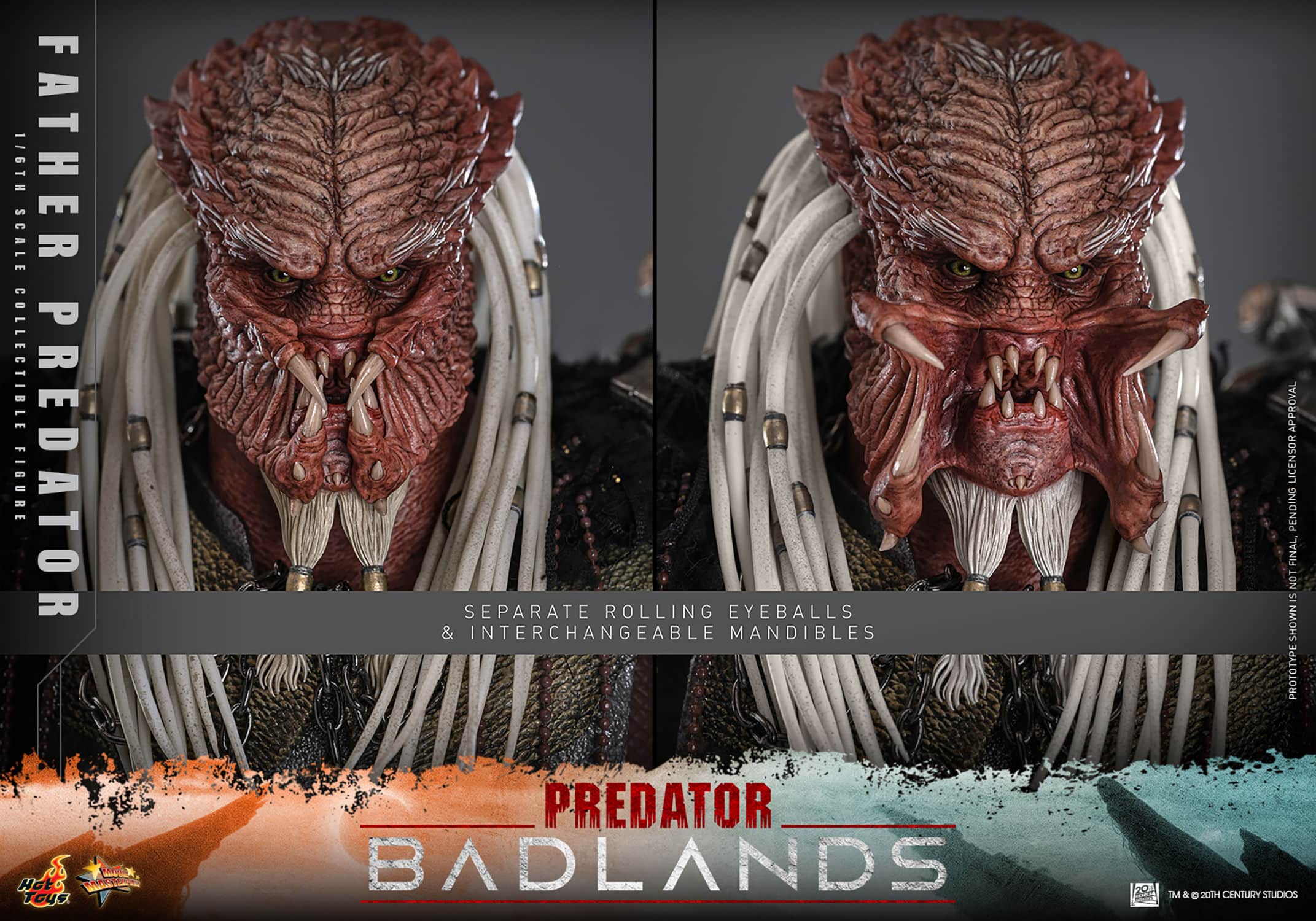 Father Predator Njohrr Sixth Scale Figure Predator: Badlands Limited Collectible