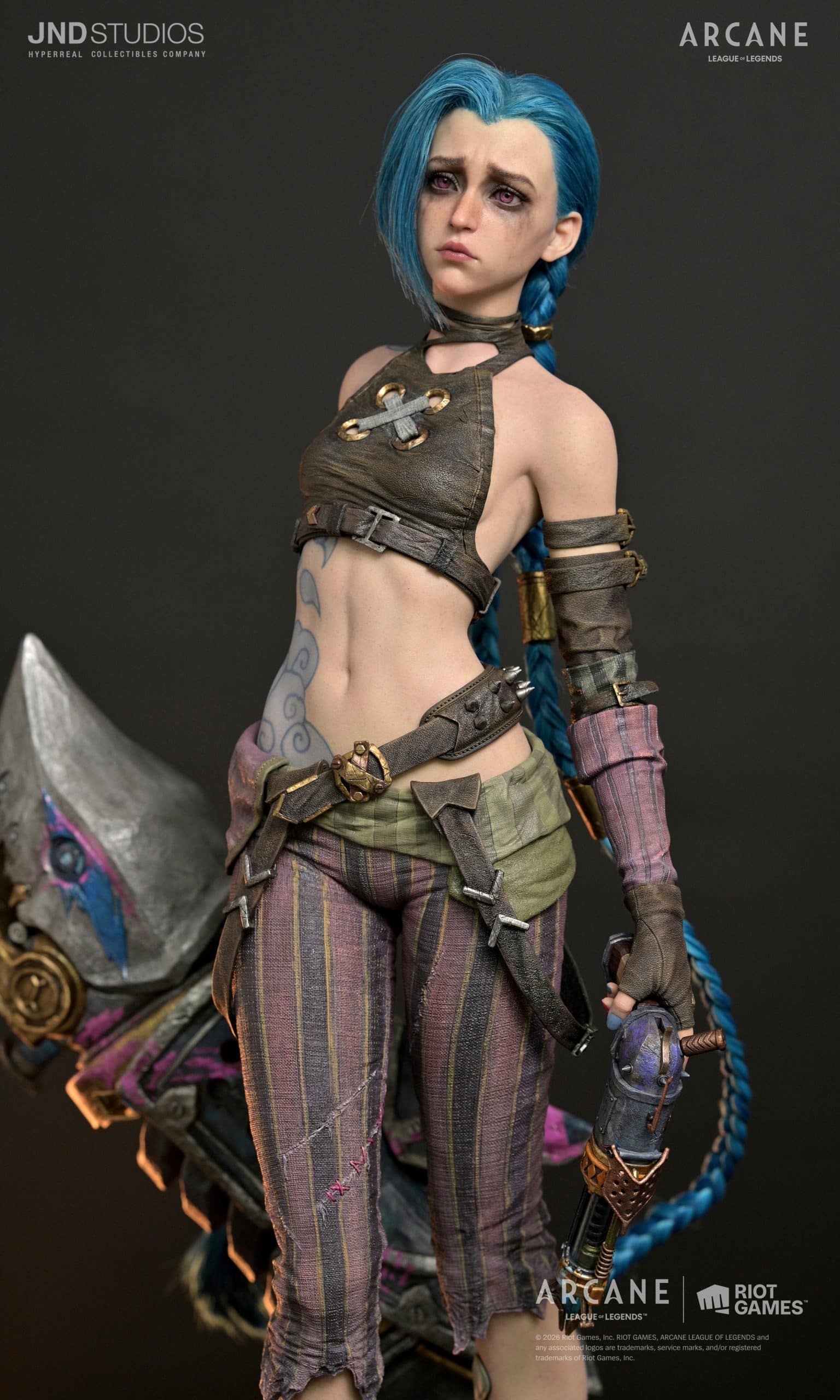 Jinx Statue ARCANE: League Of Legends 1:3 Scale Hyperrealistic Limited Collectible