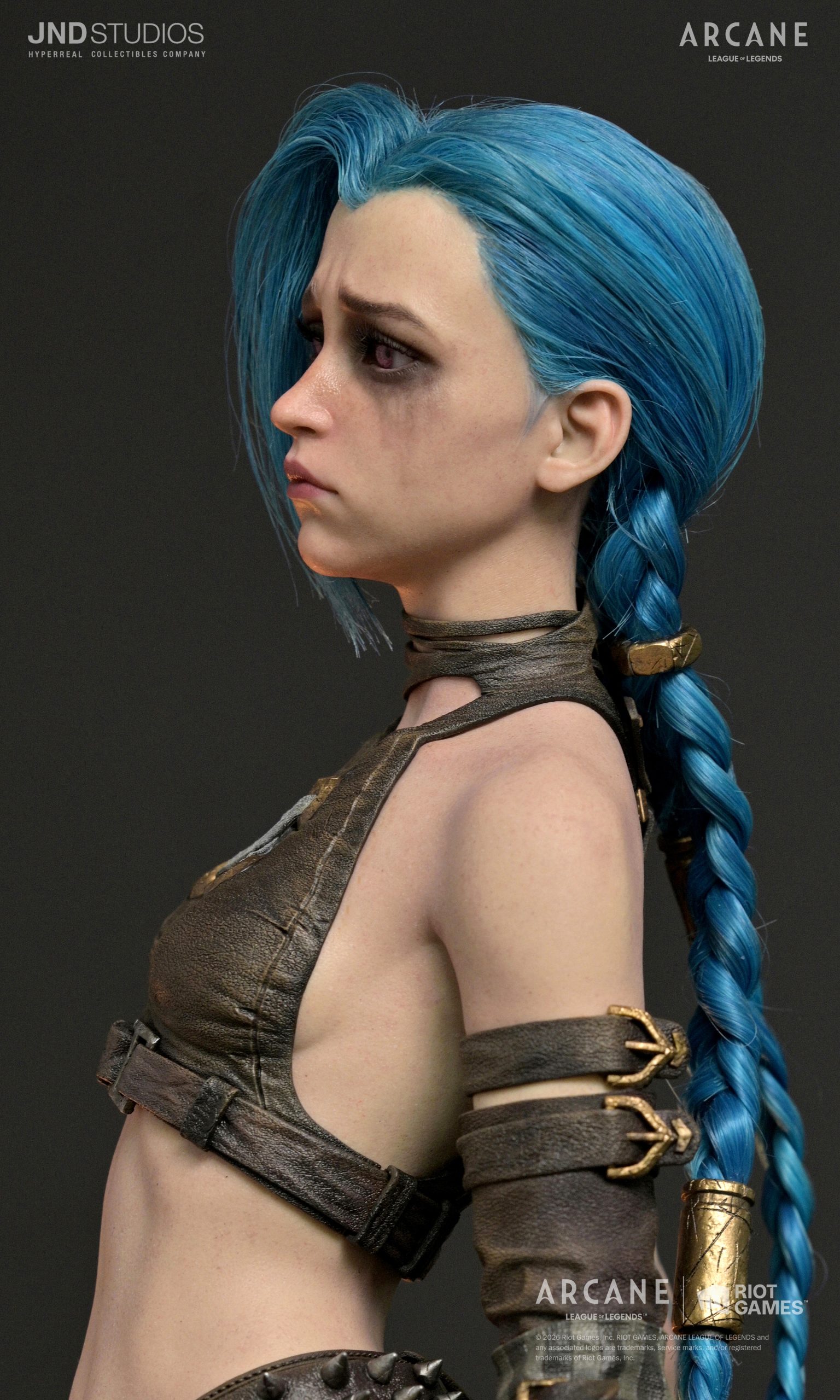 Jinx Statue ARCANE: League Of Legends 1:3 Scale Hyperrealistic Limited Collectible