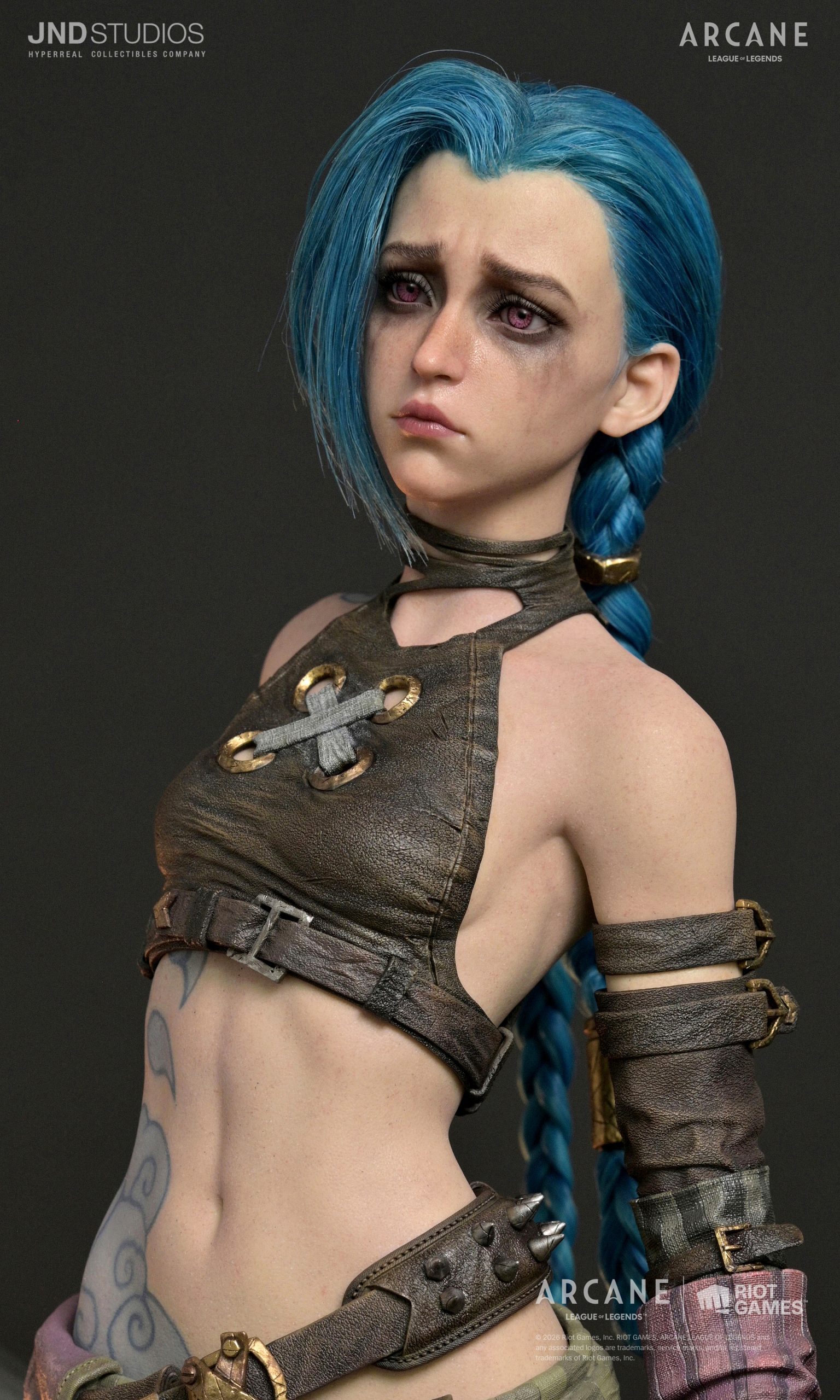 Jinx Statue ARCANE: League Of Legends 1:3 Scale Hyperrealistic Limited Collectible