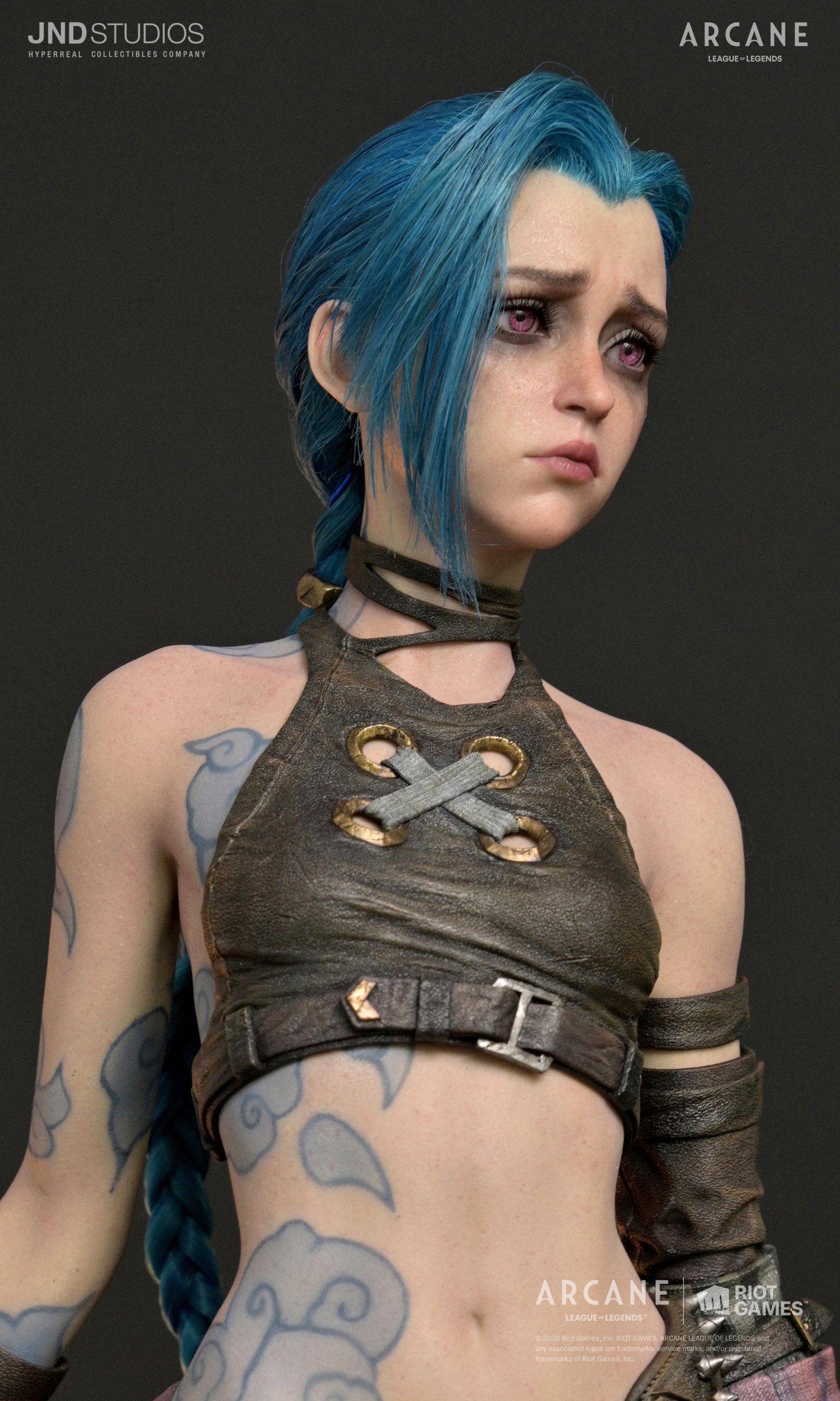 Jinx Statue ARCANE: League Of Legends 1:3 Scale Hyperrealistic Limited Collectible