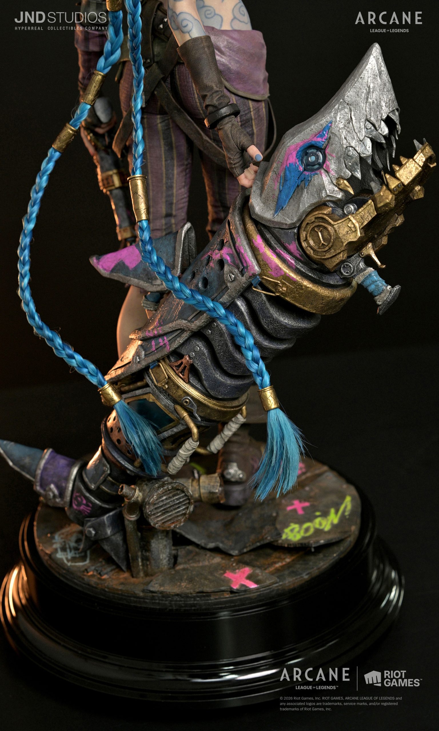 Jinx Statue ARCANE: League Of Legends 1:3 Scale Hyperrealistic Limited Collectible