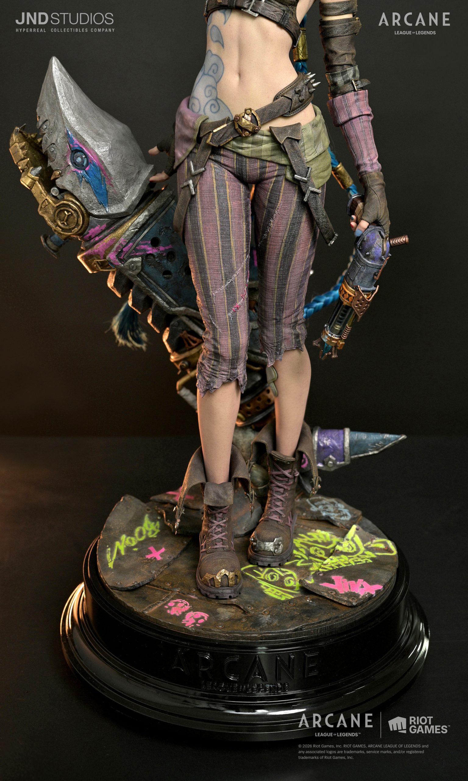 Jinx Statue ARCANE: League Of Legends 1:3 Scale Hyperrealistic Limited Collectible