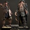 Jack Sparrow and Davy Jones Hyperreal 1/3 Scale Statue Set Limited Edition Pirates Of The Caribbean Collectible