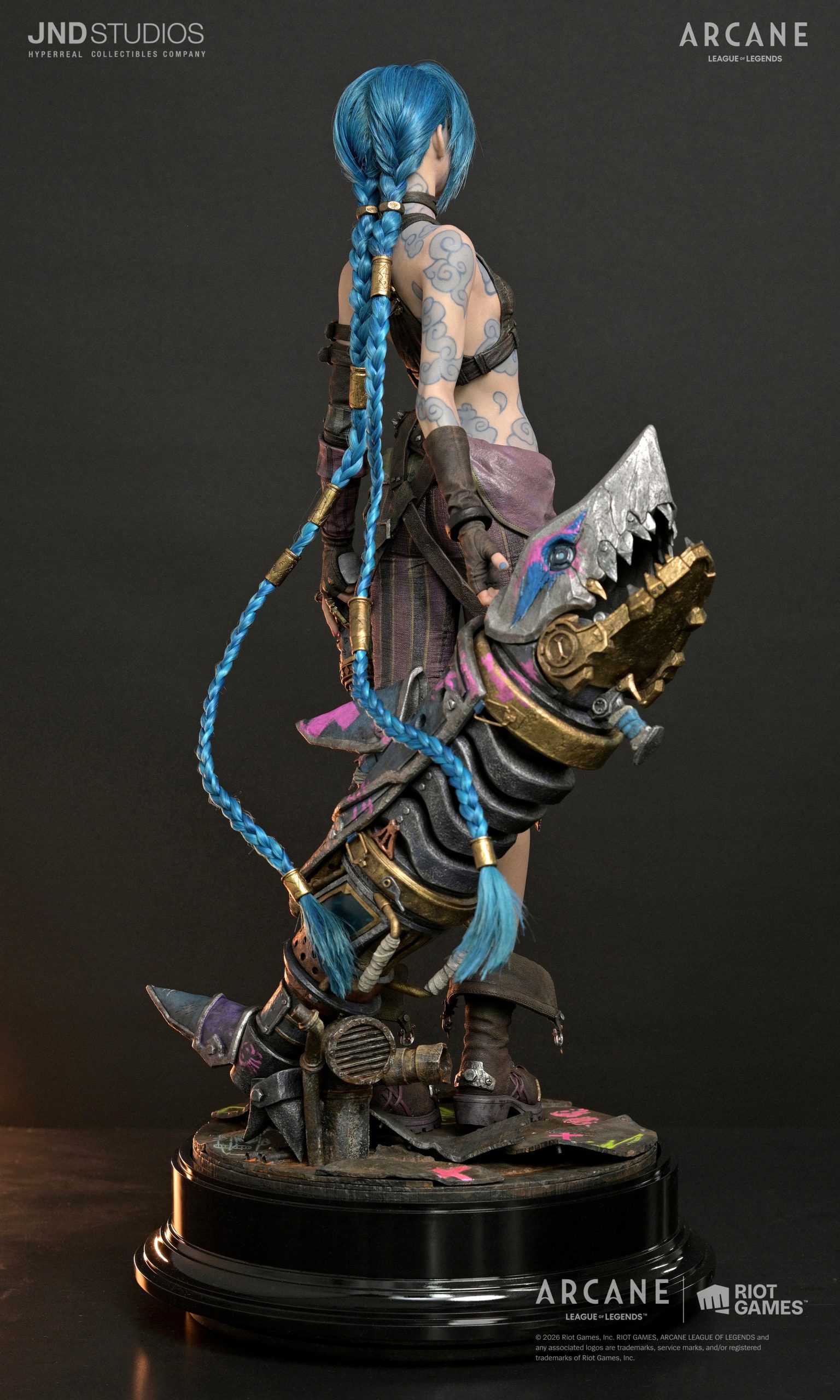 Jinx Statue ARCANE: League Of Legends 1:3 Scale Hyperrealistic Limited Collectible