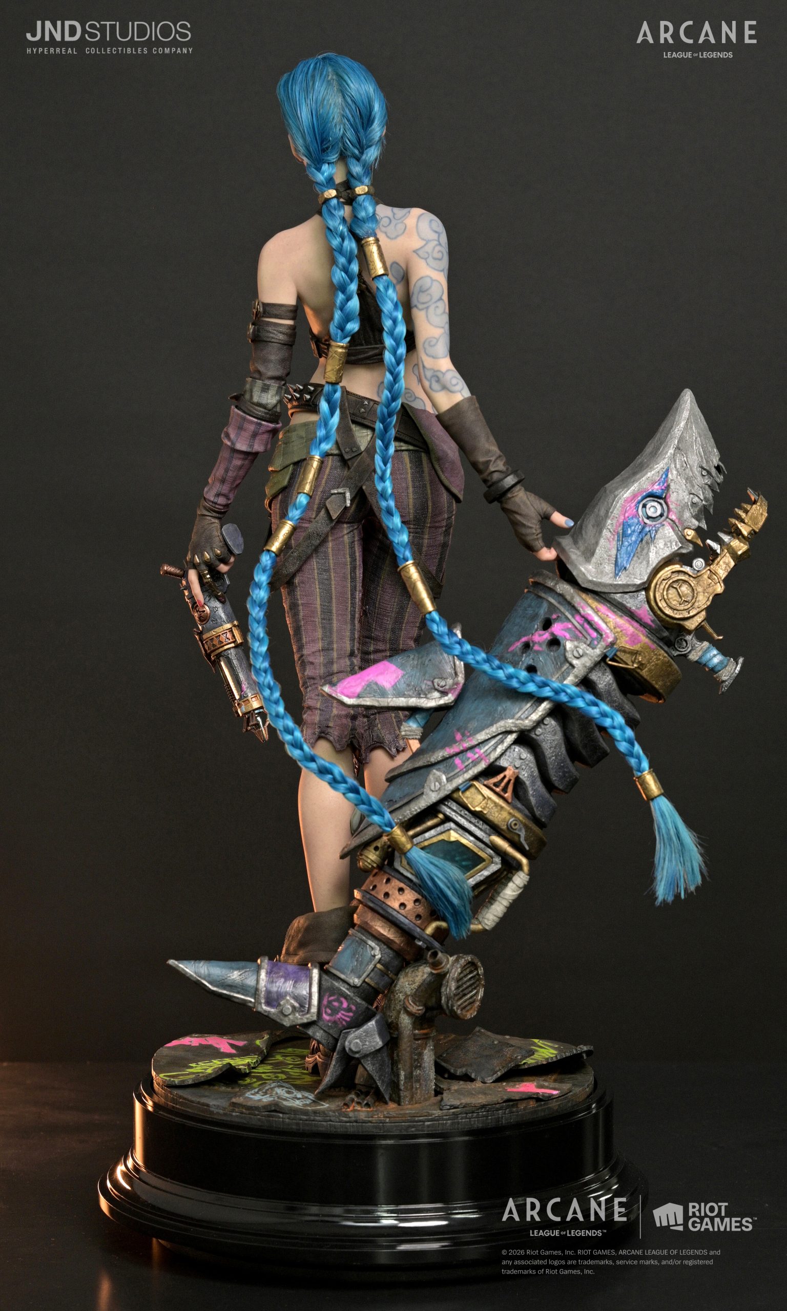 Jinx Statue ARCANE: League Of Legends 1:3 Scale Hyperrealistic Limited Collectible