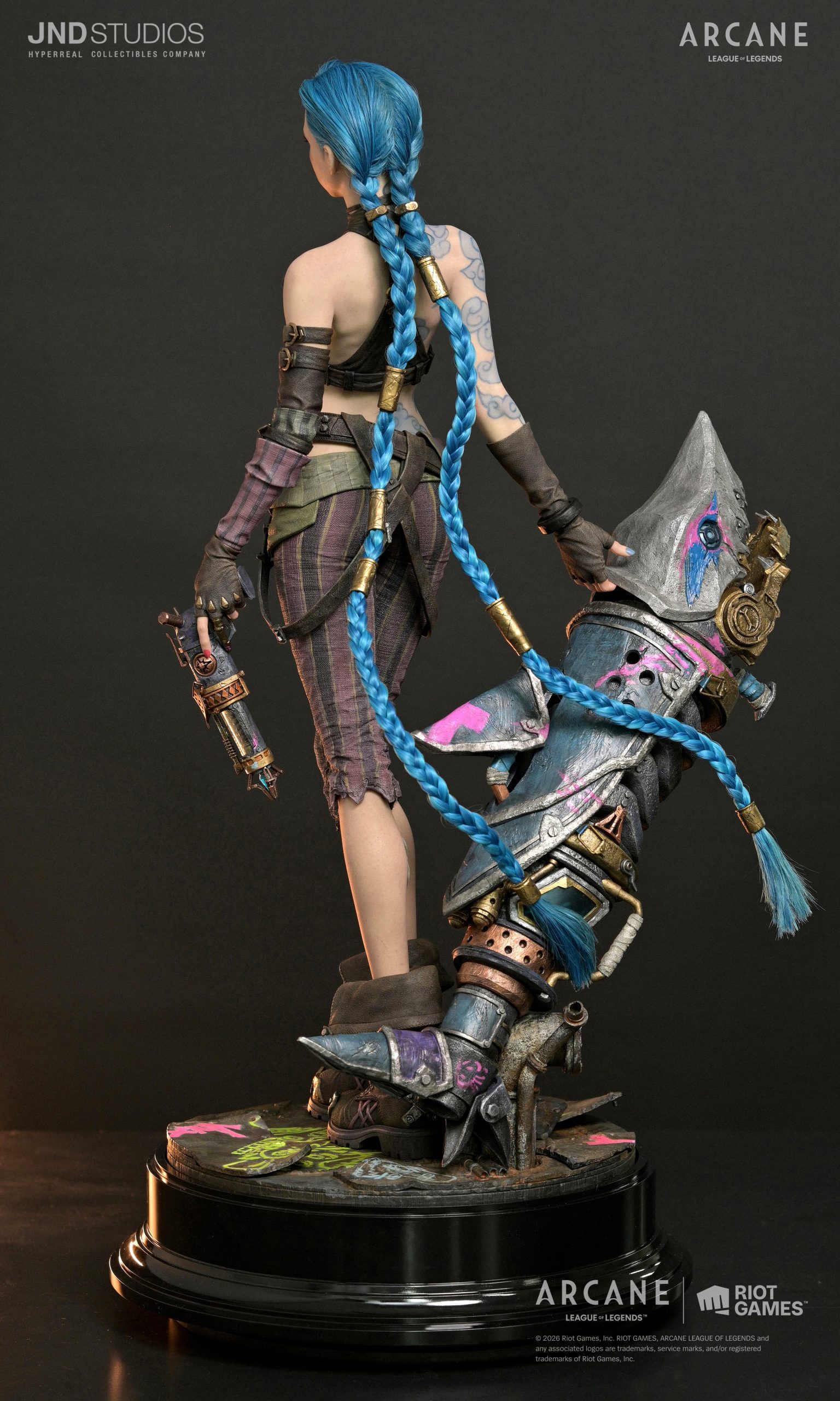 Jinx Statue ARCANE: League Of Legends 1:3 Scale Hyperrealistic Limited Collectible