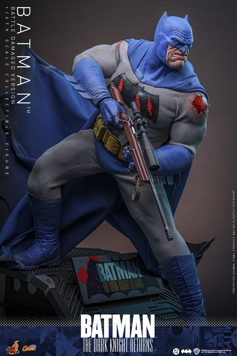 Batman: The Dark Knight Returns Battle Damaged Sixth Scale Figure DC Limited Collectible