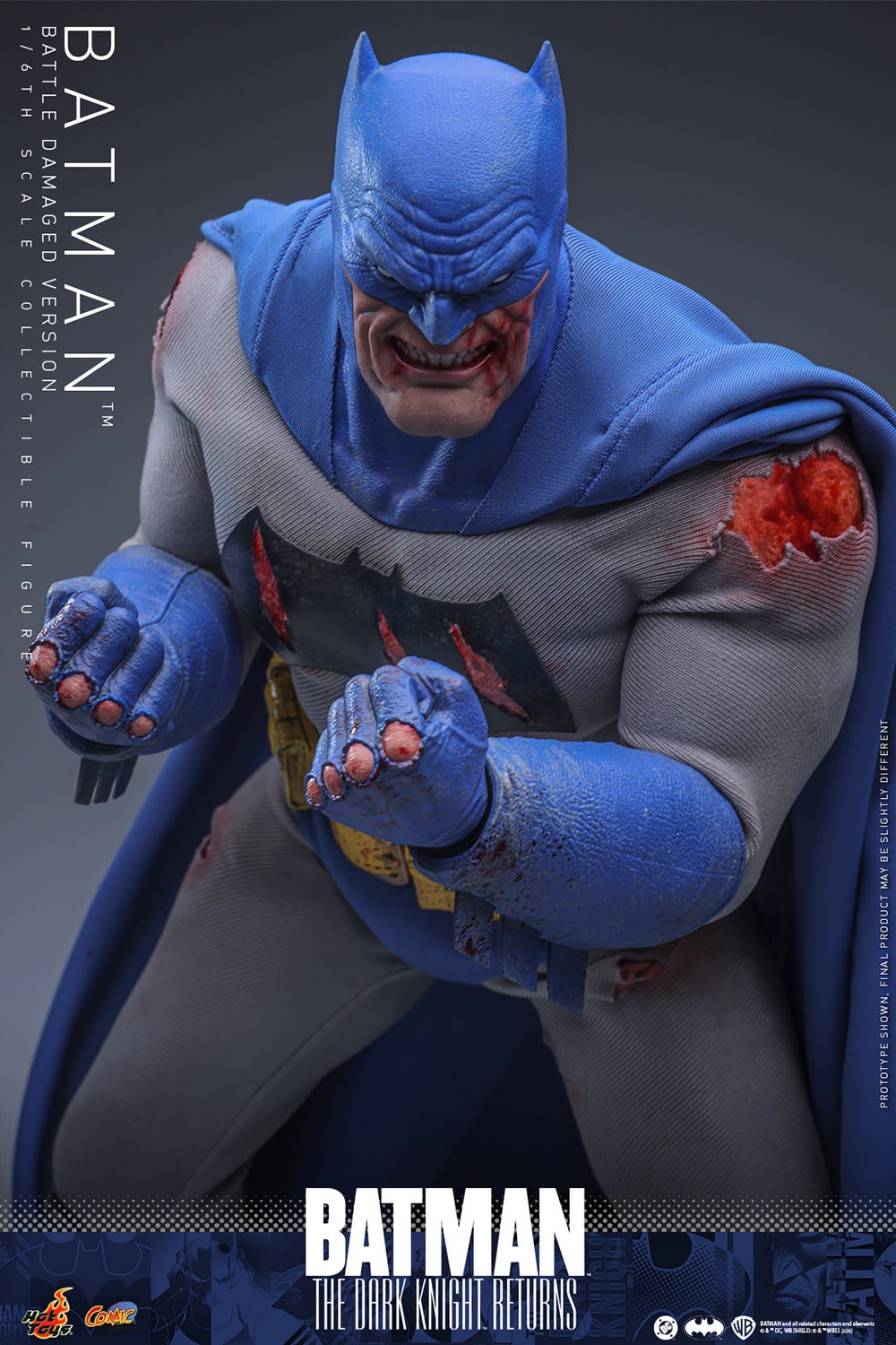 Batman: The Dark Knight Returns Battle Damaged Sixth Scale Figure DC Limited Collectible