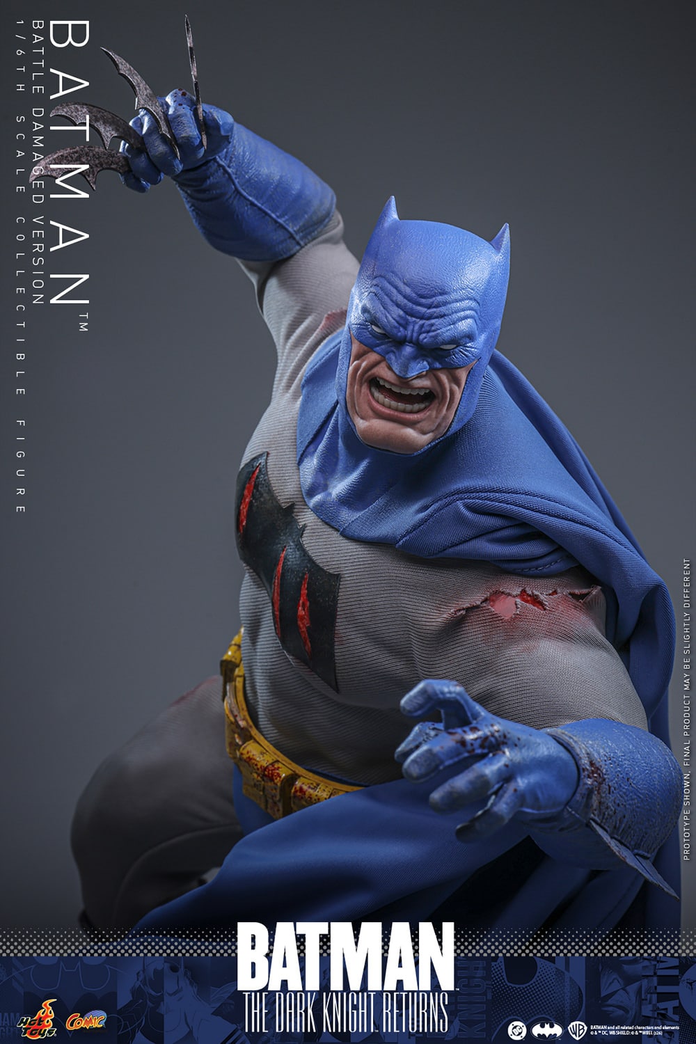 Batman: The Dark Knight Returns Battle Damaged Sixth Scale Figure DC Limited Collectible