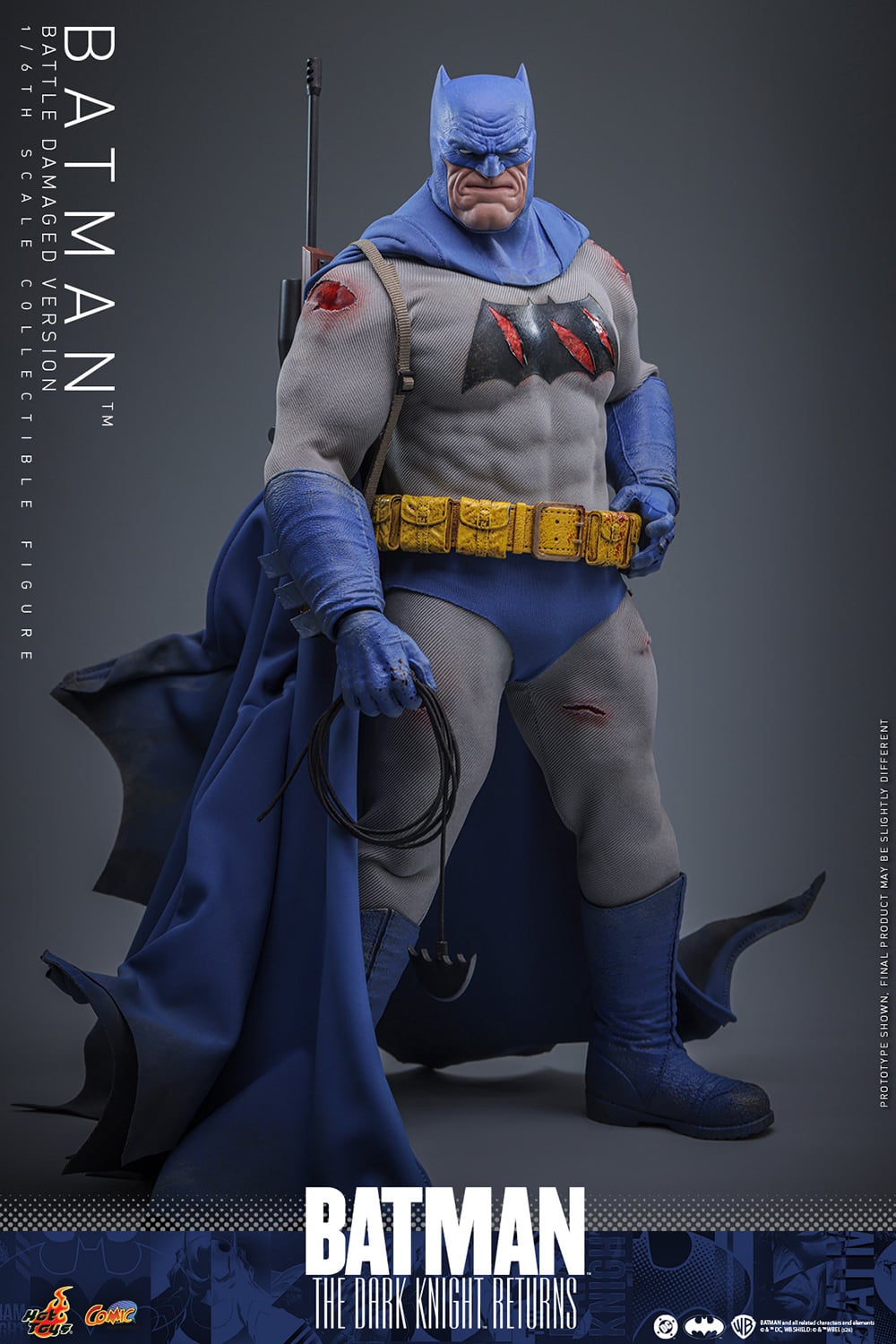 Batman: The Dark Knight Returns Battle Damaged Sixth Scale Figure DC Limited Collectible