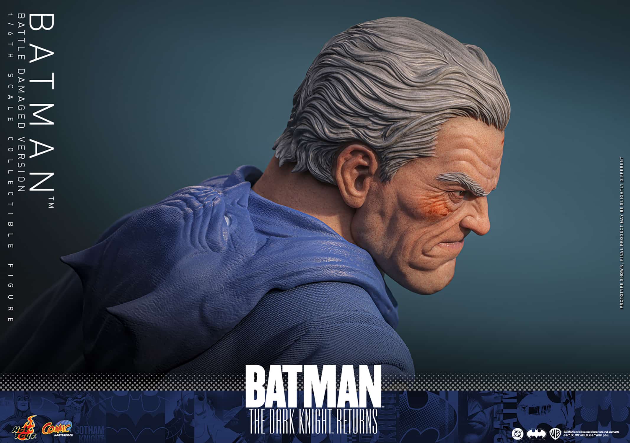Batman: The Dark Knight Returns Battle Damaged Sixth Scale Figure DC Limited Collectible