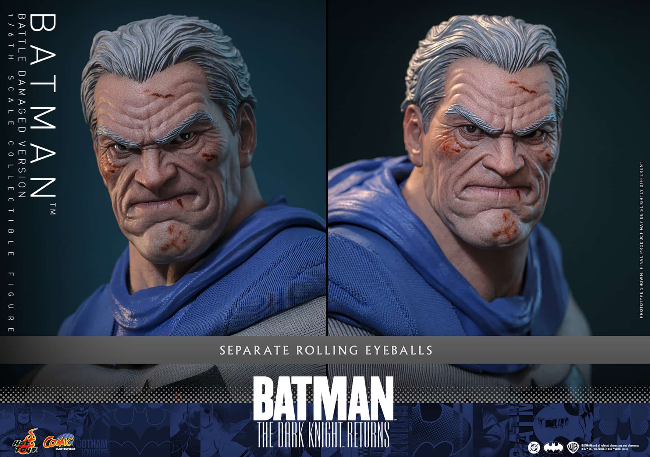 Batman: The Dark Knight Returns Battle Damaged Sixth Scale Figure DC Limited Collectible