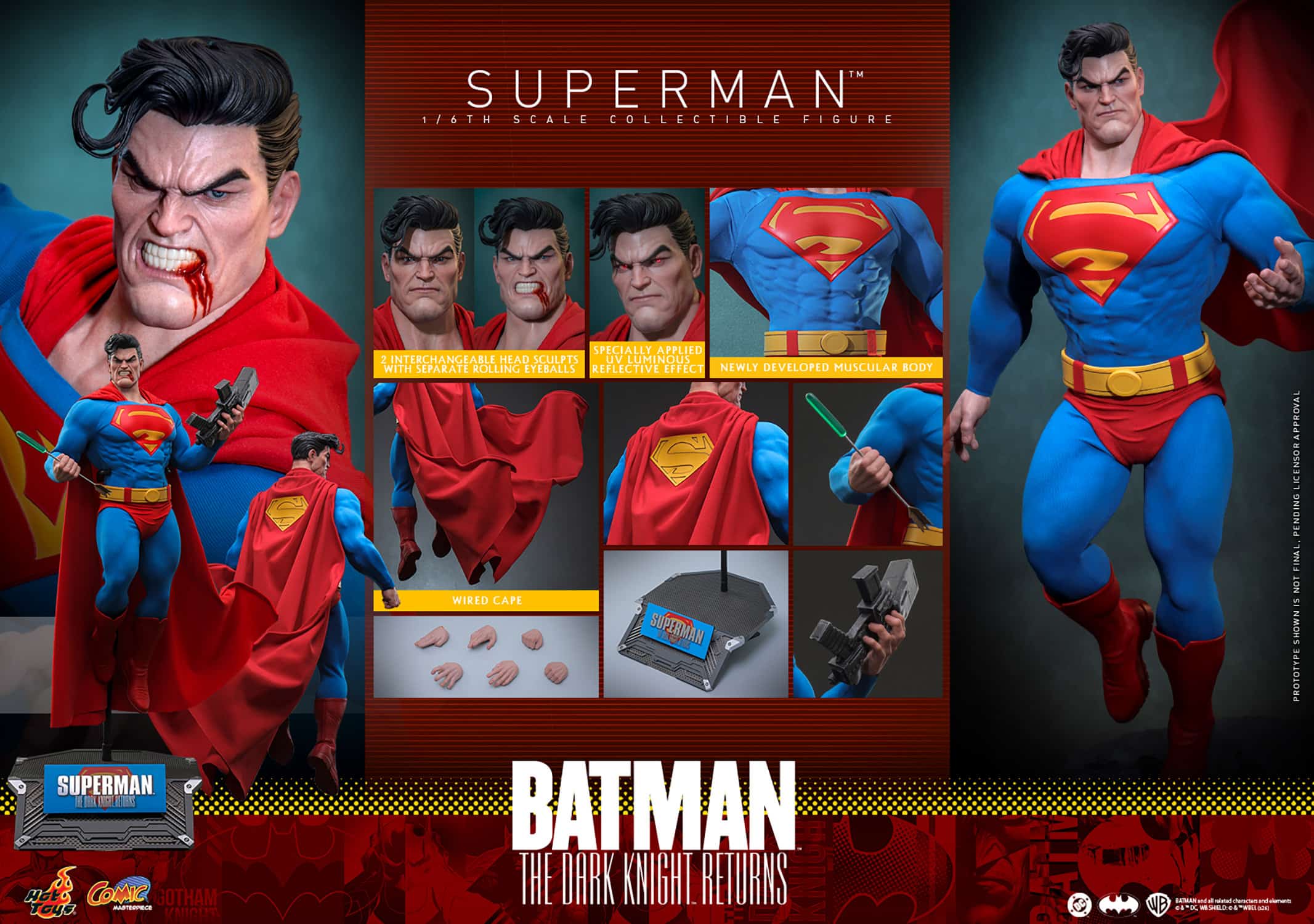 Superman Sixth Scale Figure Batman: The Dark Knight Returns Limited Collectible