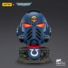Ultramarines Captain MkX Helmet and Display Stand Wearable Collectible Warhammer 40K