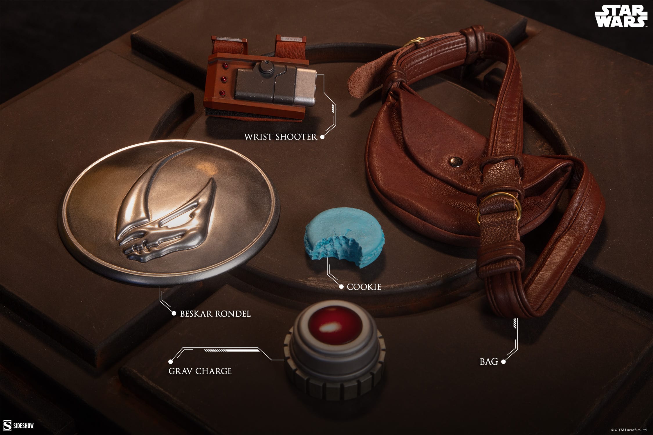 Grogu Life-Size Figure Accessories Set By Sideshow Collectibles