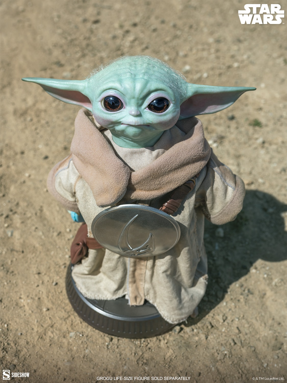 Grogu Life-Size Figure Accessories Set By Sideshow Collectibles