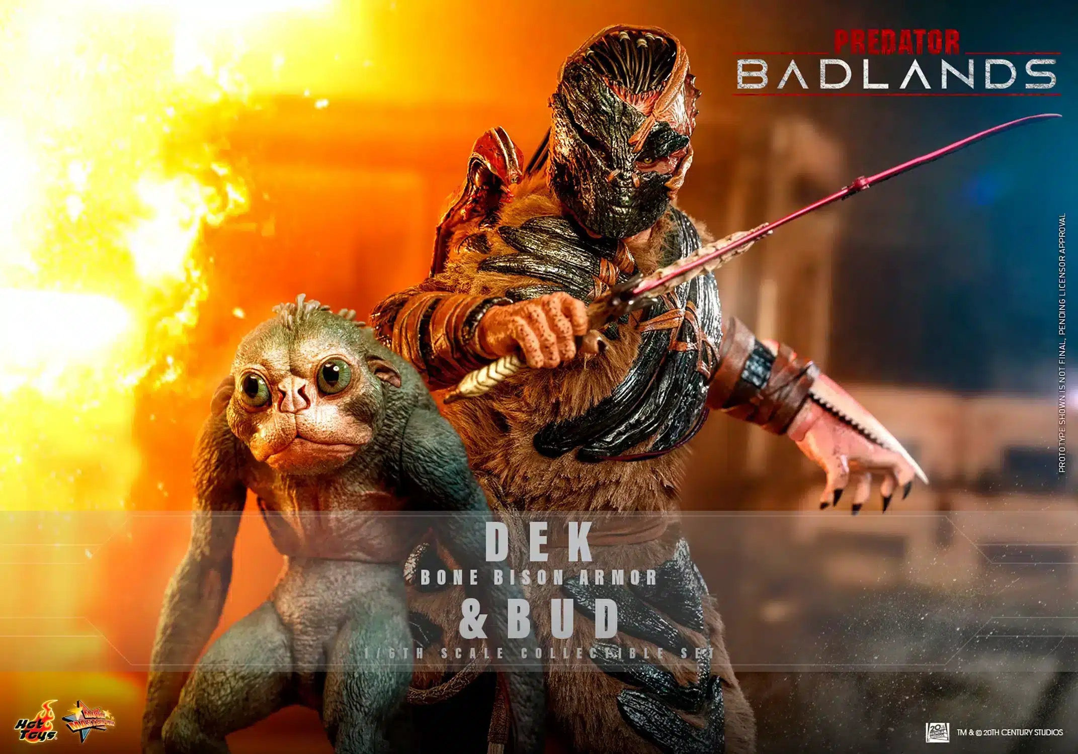 Dek & Bud Sixth Scale Figure Bone Bison Armor Predator Badlands Limited Collectible