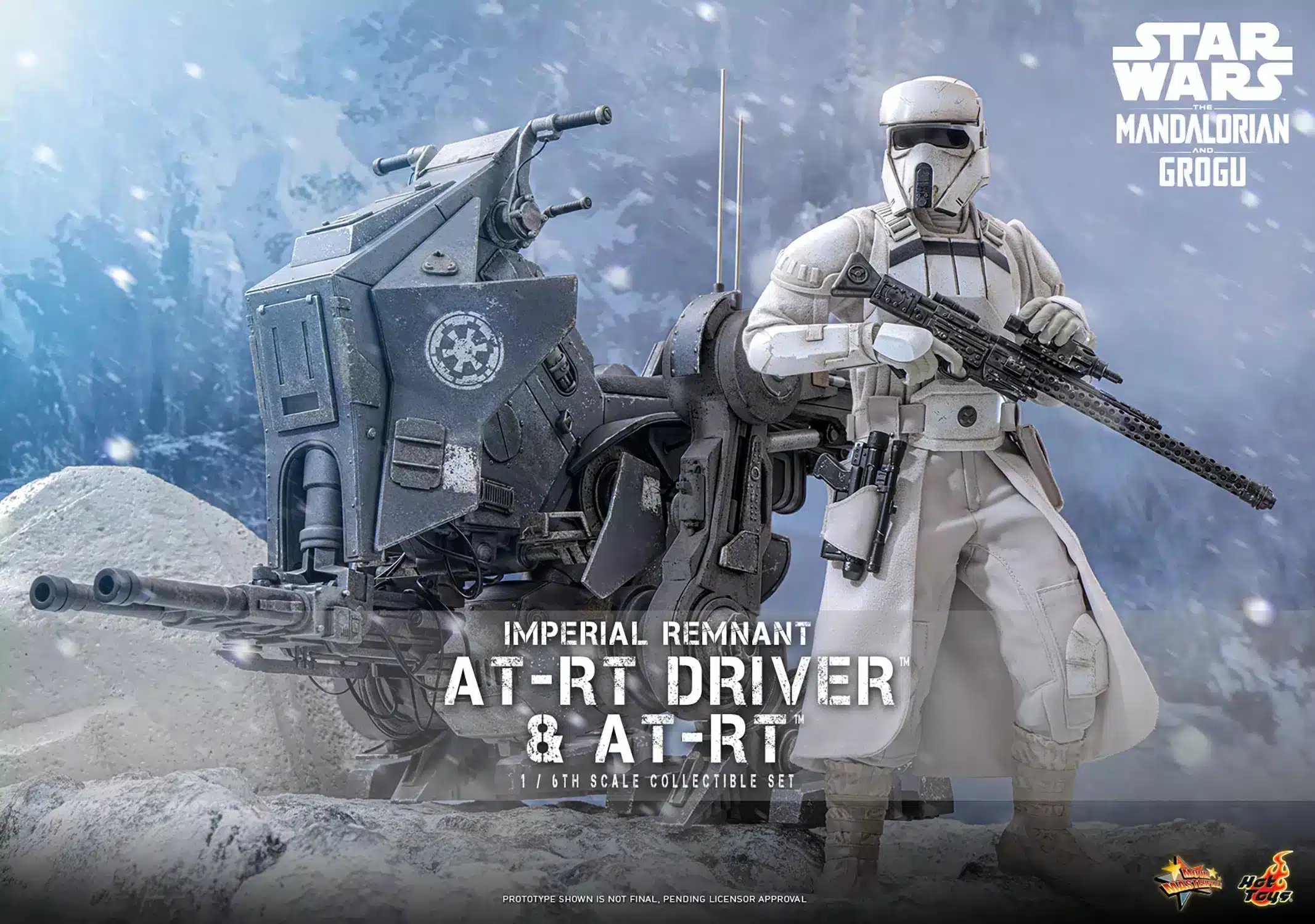 Imperial Remnant AT-RT Driver and AT-RT Sixth Scale Figure Set Star Wars Limited Collectible