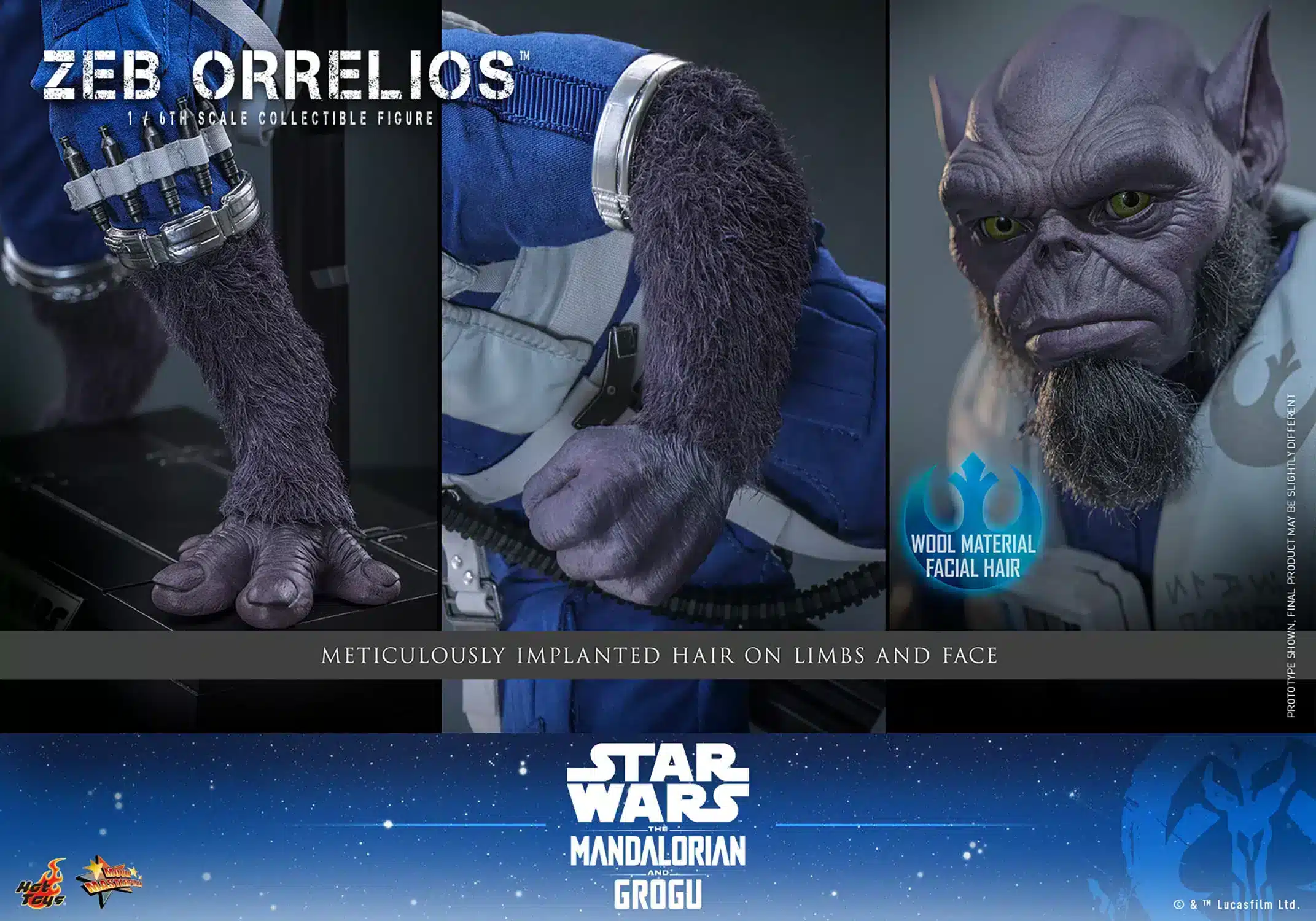 Zeb Orrelios Sixth Scale Figure The Mandalorian and Grogu Limited Collectible