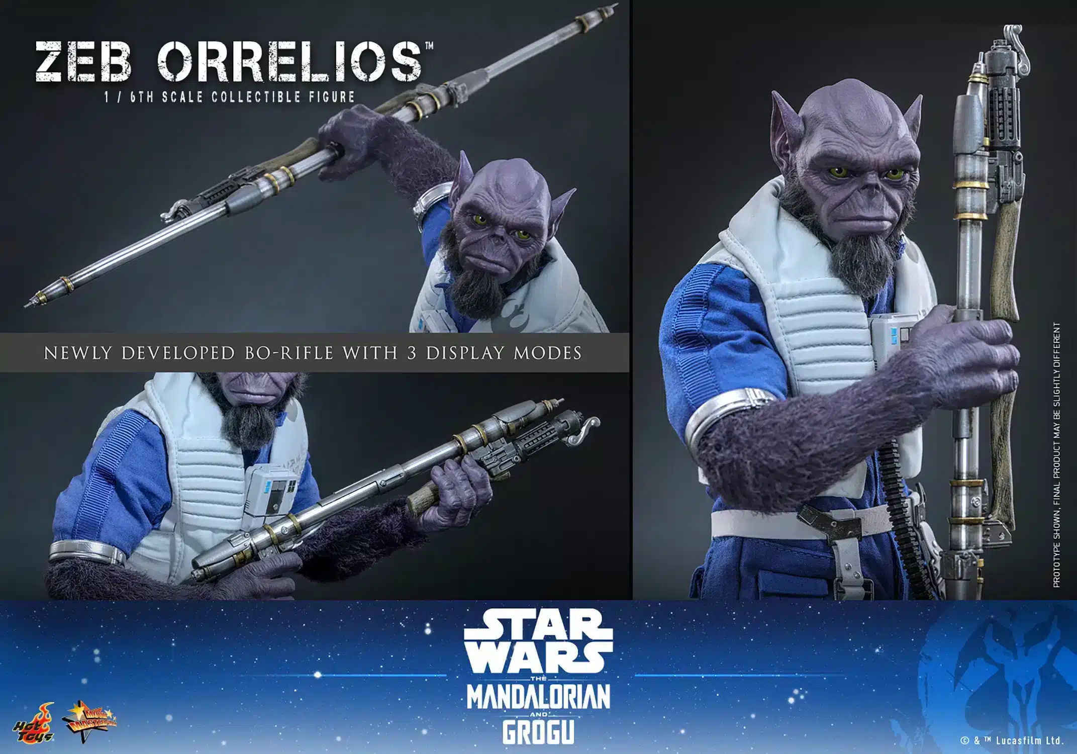 Zeb Orrelios Sixth Scale Figure The Mandalorian and Grogu Limited Collectible