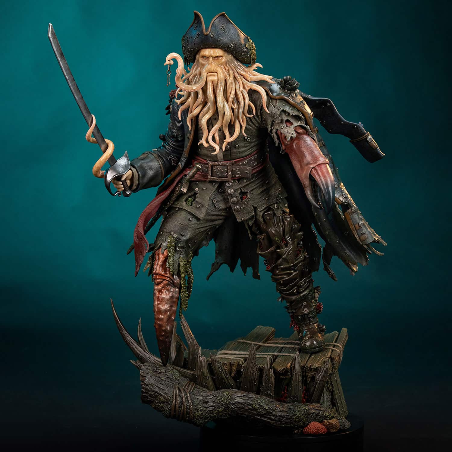 Davy Jones Statue 1:3 Scale Pirates Of The Caribbean Limited Collectible