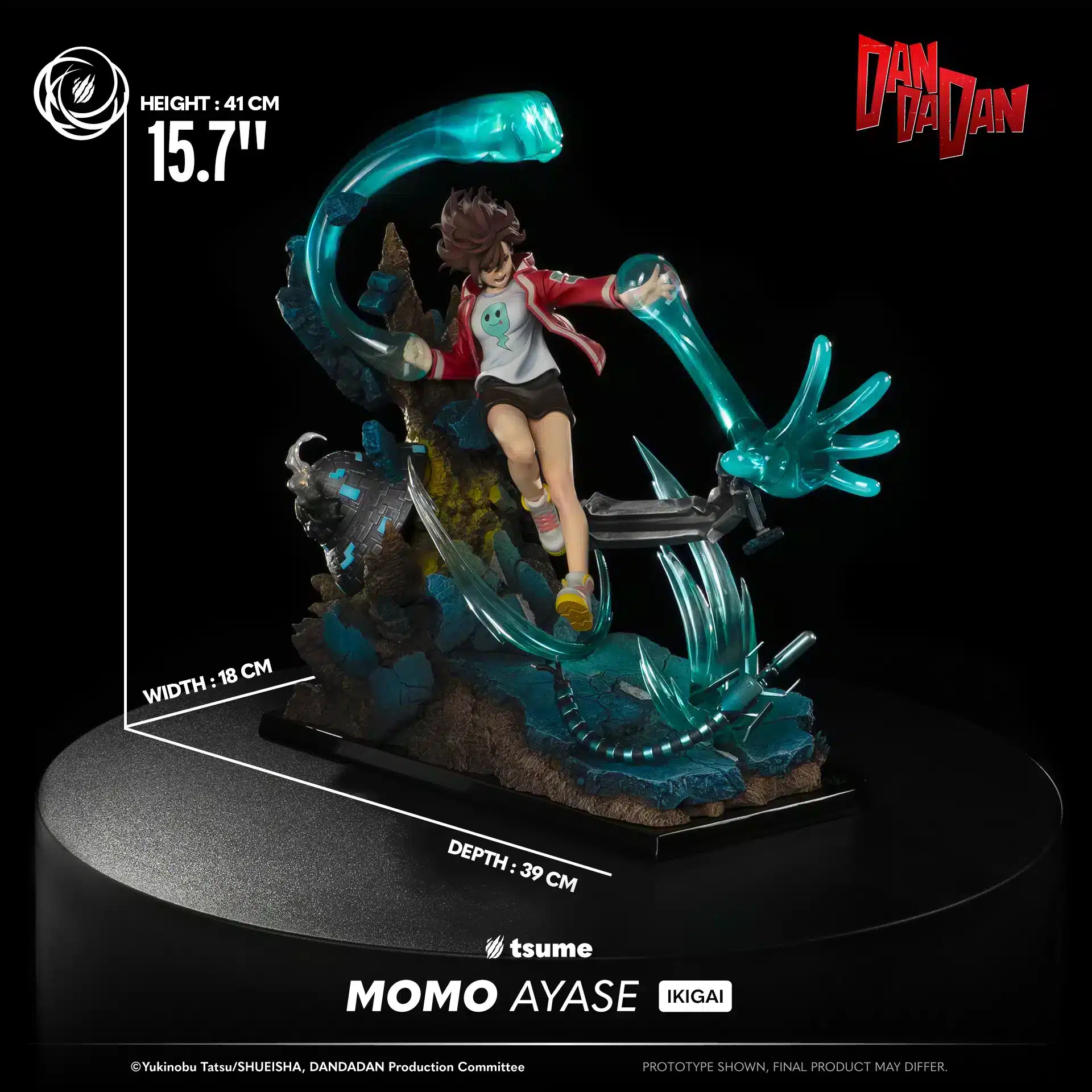Momo Ayase Statue IKIGAI DanDaDan Limited Anime Collectible